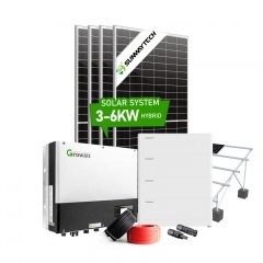 نظام الطاقة الشمسية Growatt Hybrid 6KW
