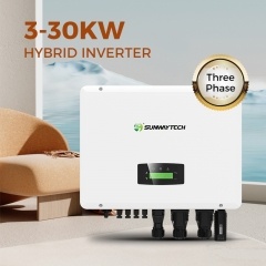 Sunway 3-30kw عاكس الطاقة الشمسية الهجين ثلاثي الطور للتخزين